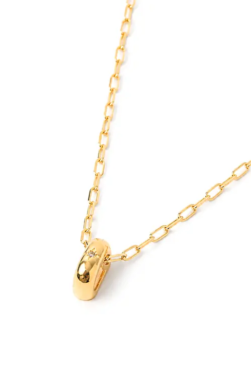 Colar Mini Constelação de Elo com Banho em Ouro 18k