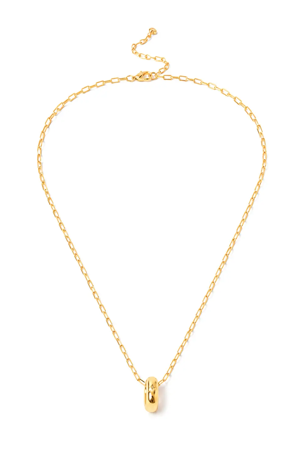 Colar Mini Constelação de Elo com Banho em Ouro 18k