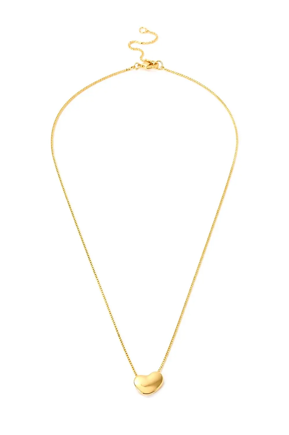 Colar Mini Orgânico Liso com Banho em Ouro 18k