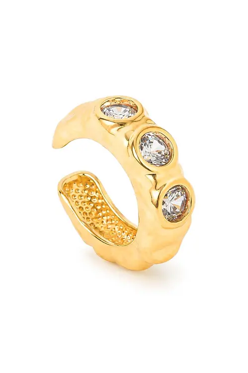 Piercing Fake Esferas com Banho em Ouro 18k