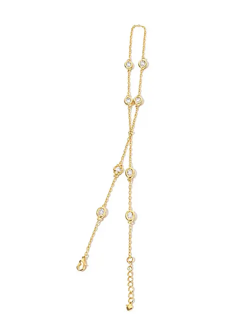 Pulseira de Mão Presença com Banho em Ouro 18k
