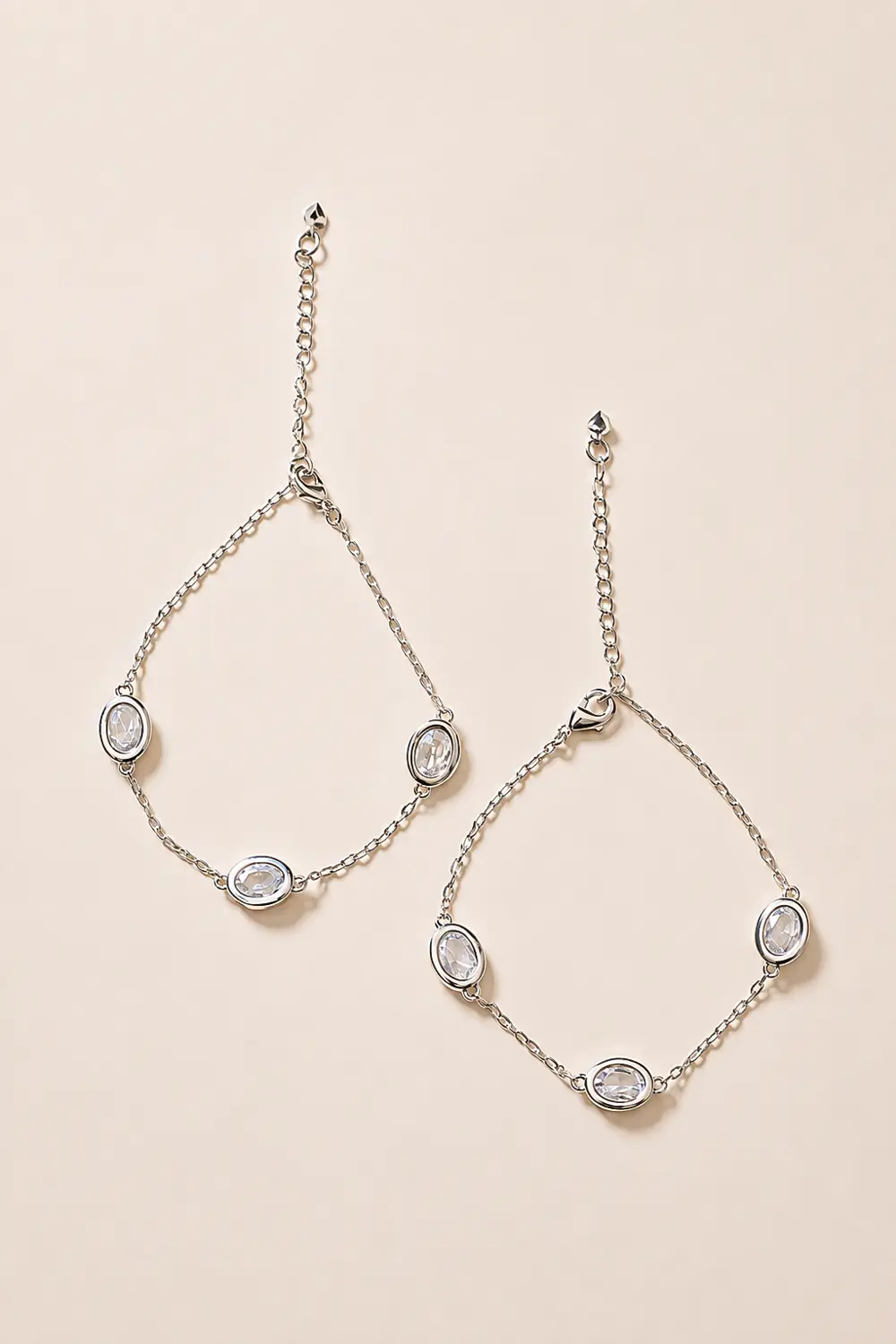 Pulseira Presença com Banho em Ródio Branco