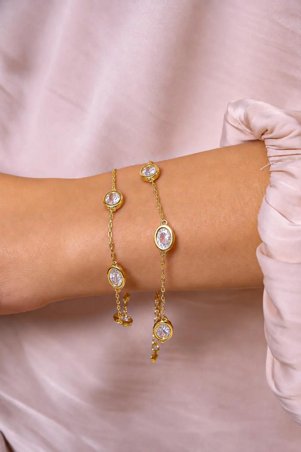 Pulseira Presença com Banho em Ouro 18k