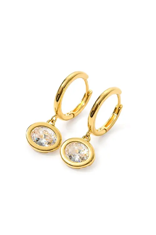 Brinco Argola Presença com Banho em Ouro 18k