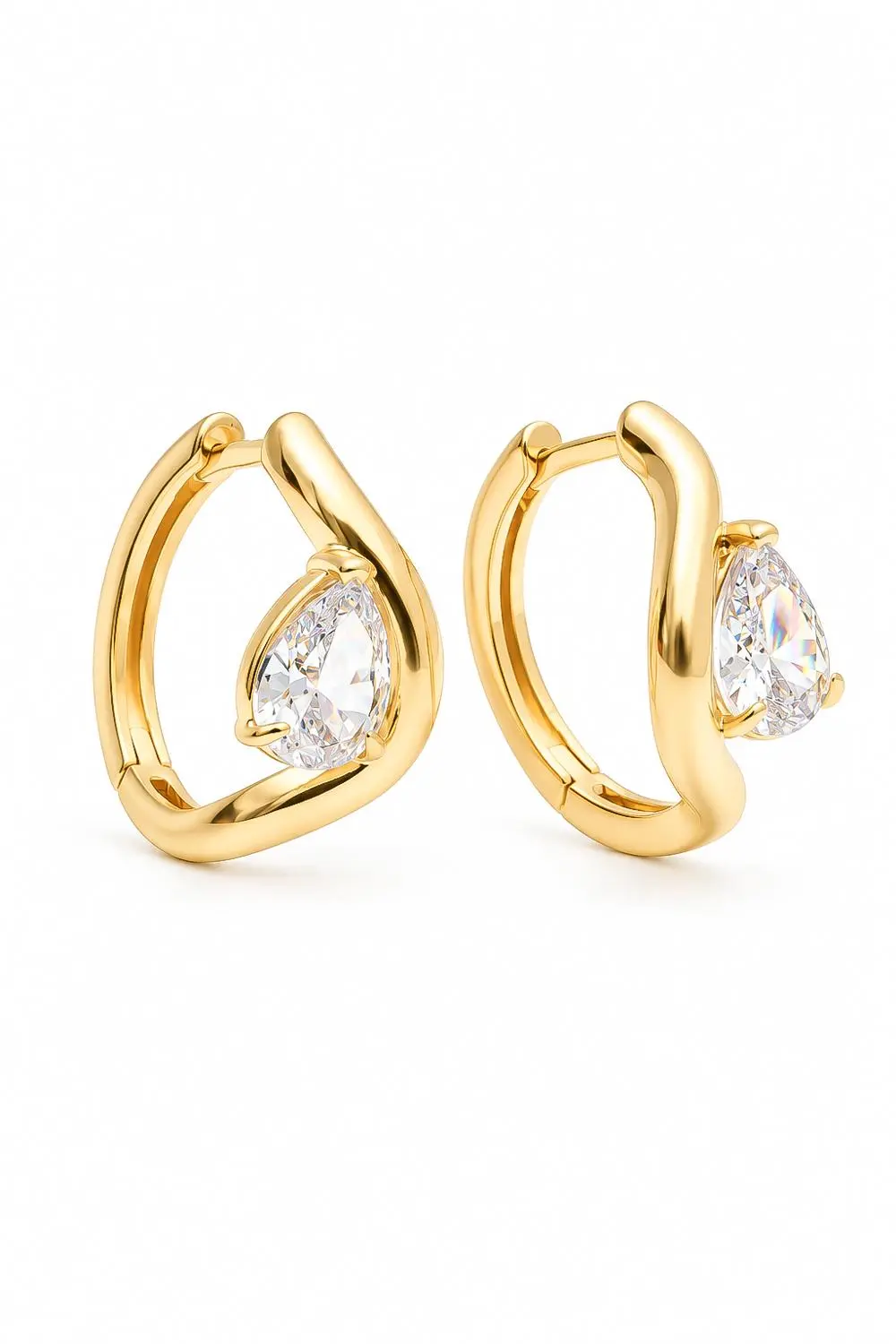 Argola Click Singular com Banho em Ouro 18k