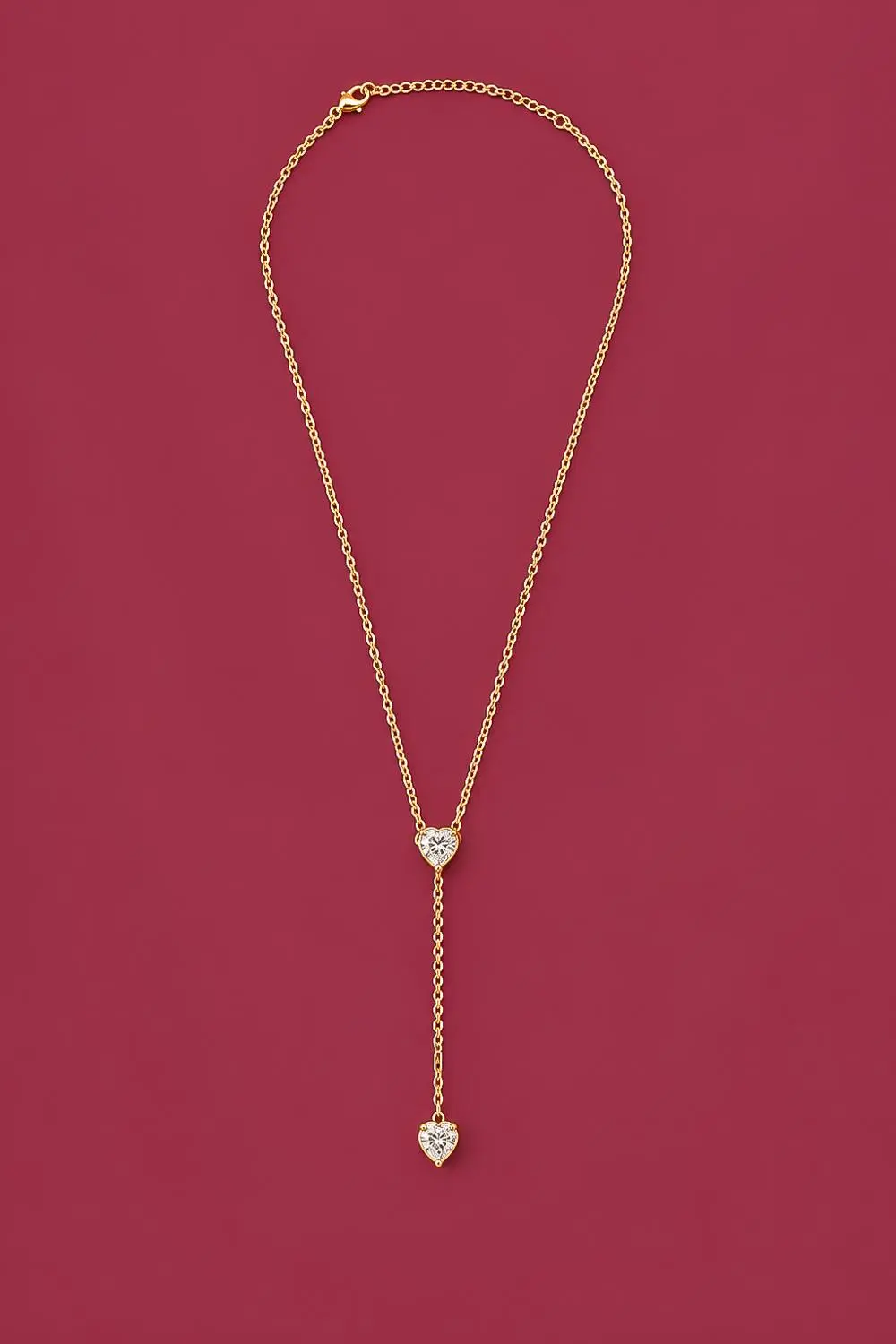 Colar Gravatinha de Gota com Banho em Ouro 18k